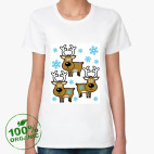 Женская футболка органик