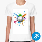 Женская спортивная футболка