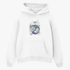 Толстовка худи оверсайз