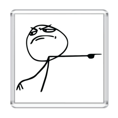 Магнит с принтом   GTFO