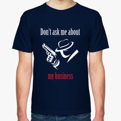 Футболка с принтом My business