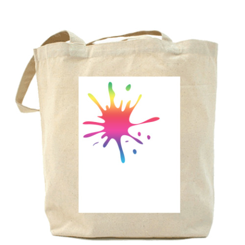 Сумка шоппер с принтом Rainbow