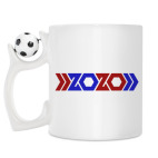 Кружка с футбольным мячиком