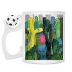 Кружка с футбольным мячиком