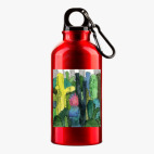 Металлическая бутылка 400 мл UV-DTF