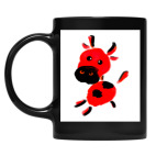 Кружка цветная UV-DTF