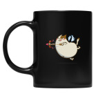 Кружка цветная UV-DTF