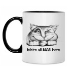 Кружка двухцветная