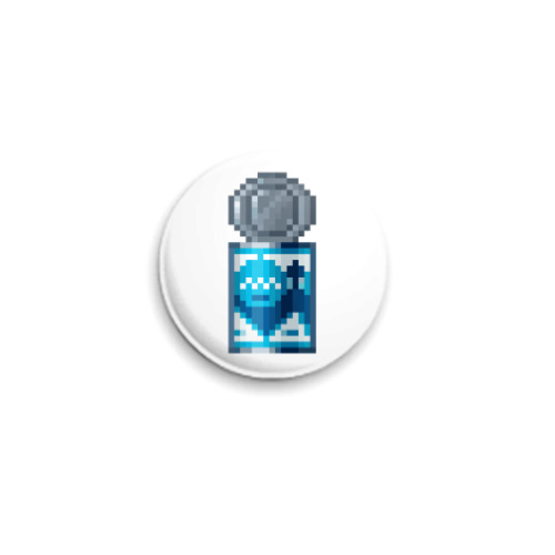 Значок 25мм с принтом Сгущенка