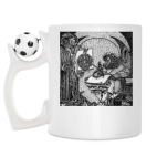 Кружка с футбольным мячиком