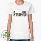 Женская футболка органик