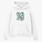 Толстовка худи оверсайз