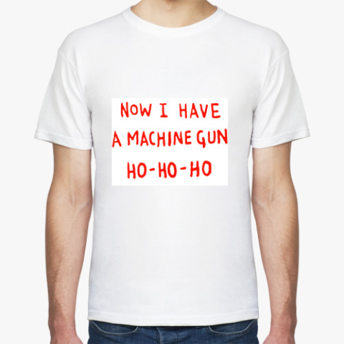 Футболка с принтом Machine gun