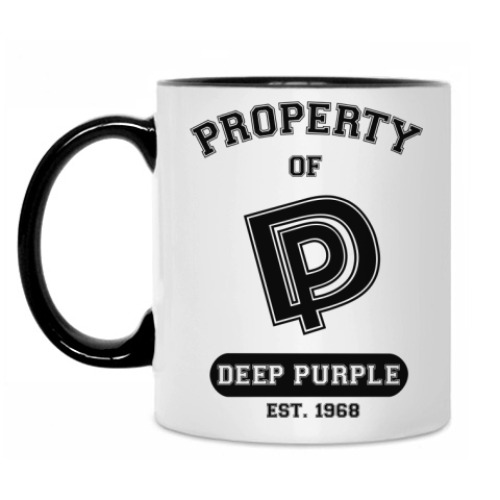 Кружка с принтом Deep Purple