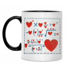 Кружка двухцветная