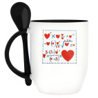 Кружка с ложкой