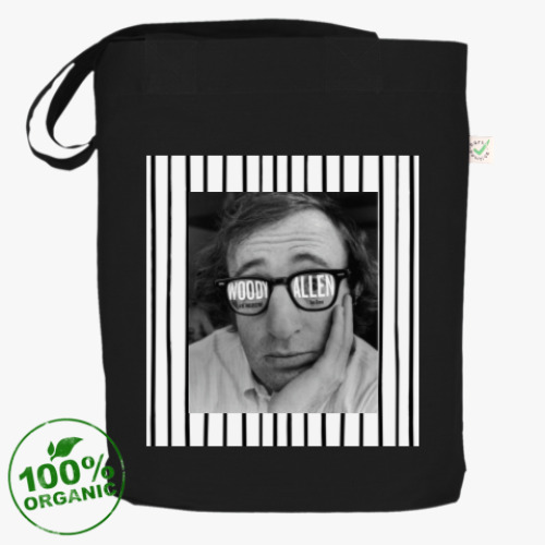 Сумка шоппер с принтом Woody Allen