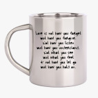 Кружка металлическая