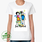 Женская футболка органик