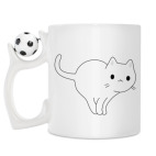 Кружка с футбольным мячиком