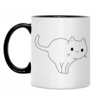 Кружка двухцветная