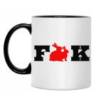 Кружка двухцветная