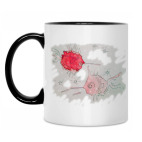 Кружка двухцветная