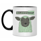 Кружка двухцветная