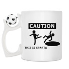 Кружка с футбольным мячиком