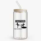 Банка с бамбуковой крышкой