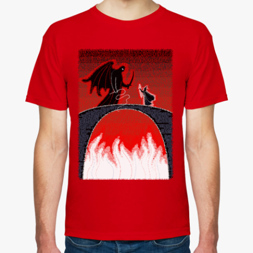 Футболка с принтом Мост Казад-Дум