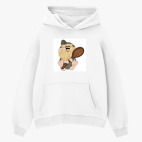 Толстовка худи оверсайз