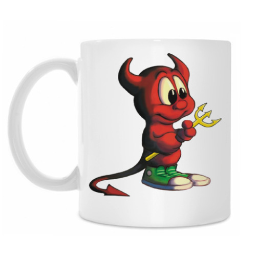 Кружка с принтом FreeBSD Red Devil