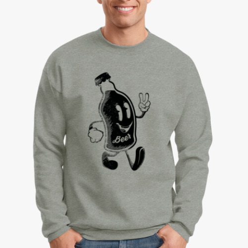 Свитшот с принтом Герой веселья (hero of fun)