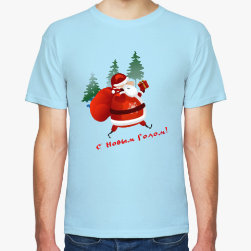 Футболка с принтом Дед Moroz
