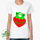 Женская футболка органик