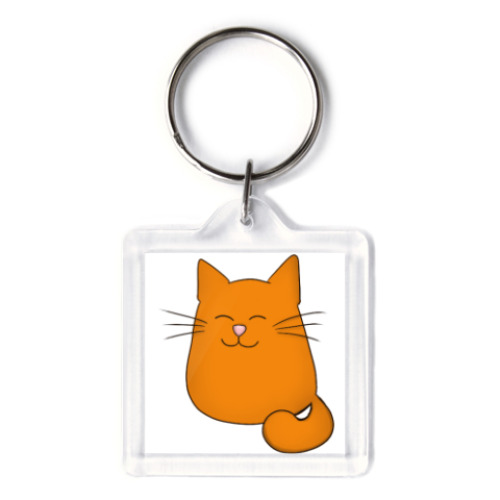 Брелок с принтом Дразнящий-Милый Котик