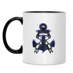 Кружка двухцветная