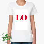 Женская футболка органик