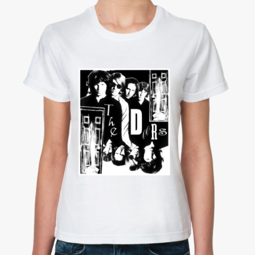 Классическая футболка с принтом The Doors #2  футболка