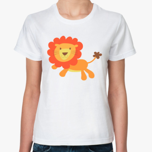 Классическая футболка с принтом Царь Зверей