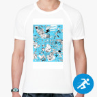 Мужская спортивная футболка