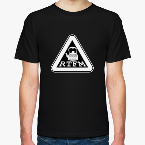 Футболка с принтом rtfm