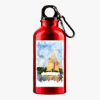 Металлическая бутылка 400 мл UV-DTF