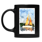 Кружка цветная UV-DTF