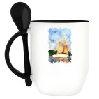 Кружка с ложкой