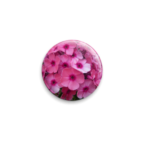 Значок 25мм с принтом  flowers