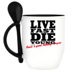 Кружка с ложкой