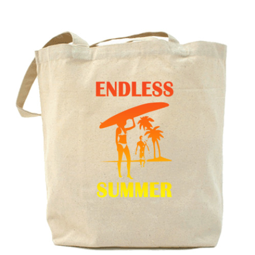 Сумка шоппер с принтом Endless Summer