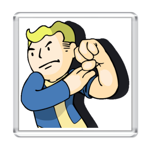 Магнит с принтом   Vault Boy